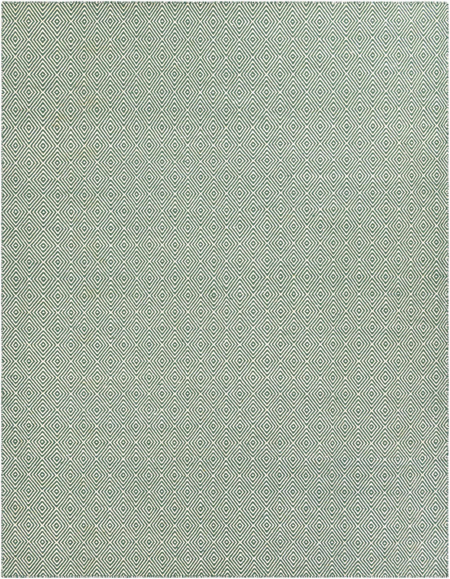 7' 10 x 7' 10 Hand Woven Geo Trellis Flatweave Square Rug