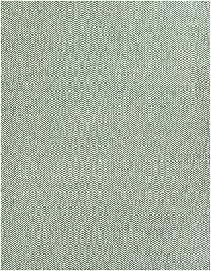 Detail image of 7' 10 x 7' 10 Hand Woven Geo Trellis Flatweave Square Rug