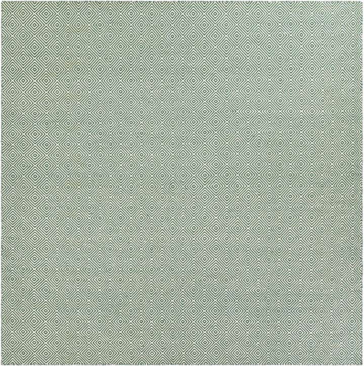 7' 10 x 7' 10 Hand Woven Geo Trellis Flatweave Square Rug