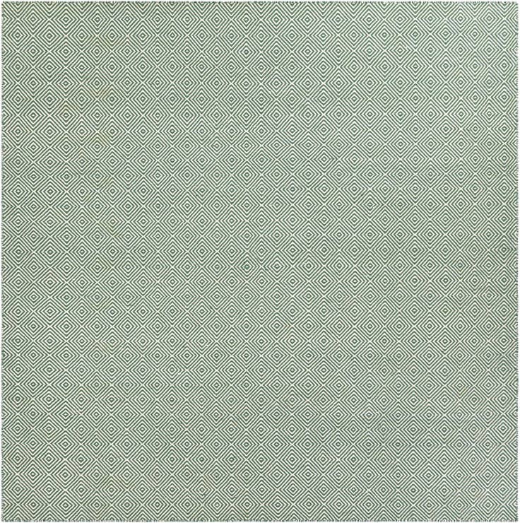Detail image of 7' 10 x 7' 10 Hand Woven Geo Trellis Flatweave Square Rug