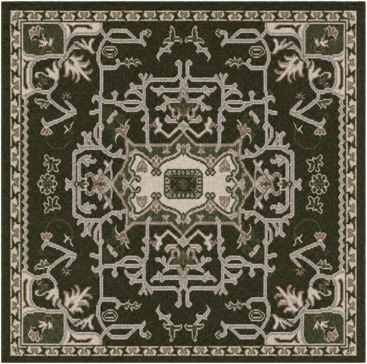 Detail image of 5' x 5' Grand Tradition Square Rug