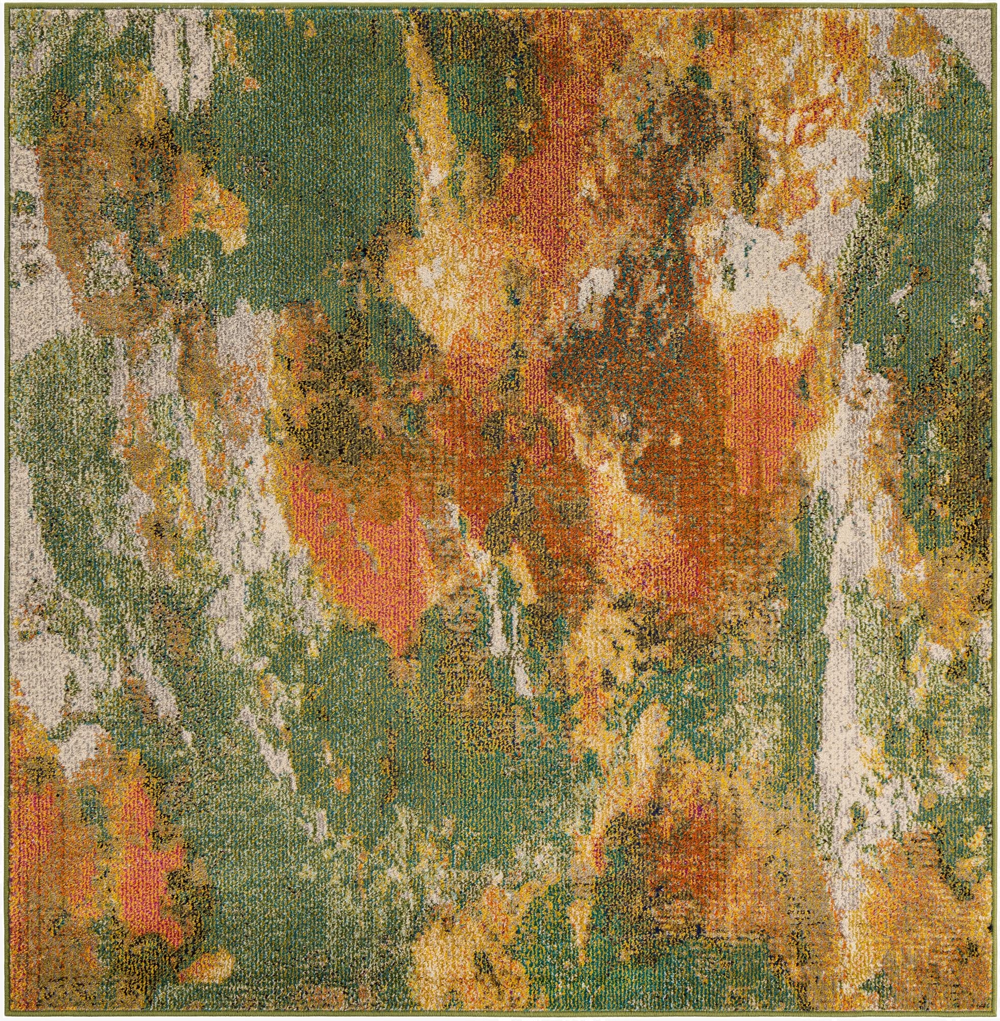 5' 3 x 5' 3  Washable Haerfest Square Rug