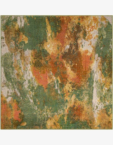 5' 3 x 5' 3 Washable Haerfest Square Rug