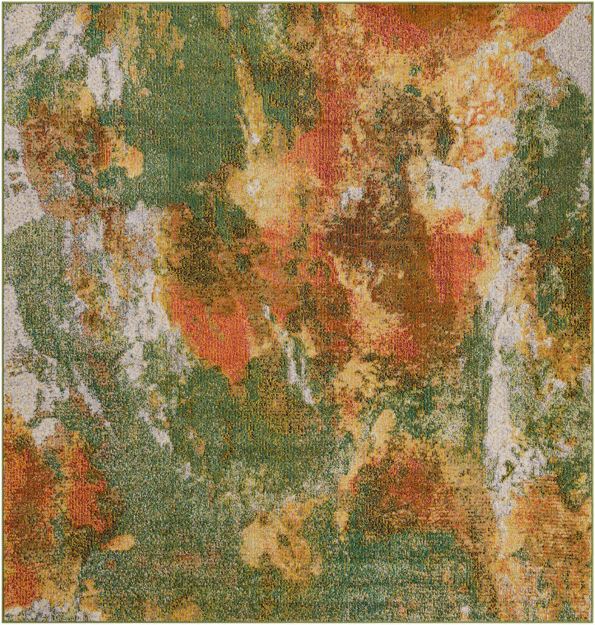 7' 10 x 7' 10  Washable Haerfest Square Rug