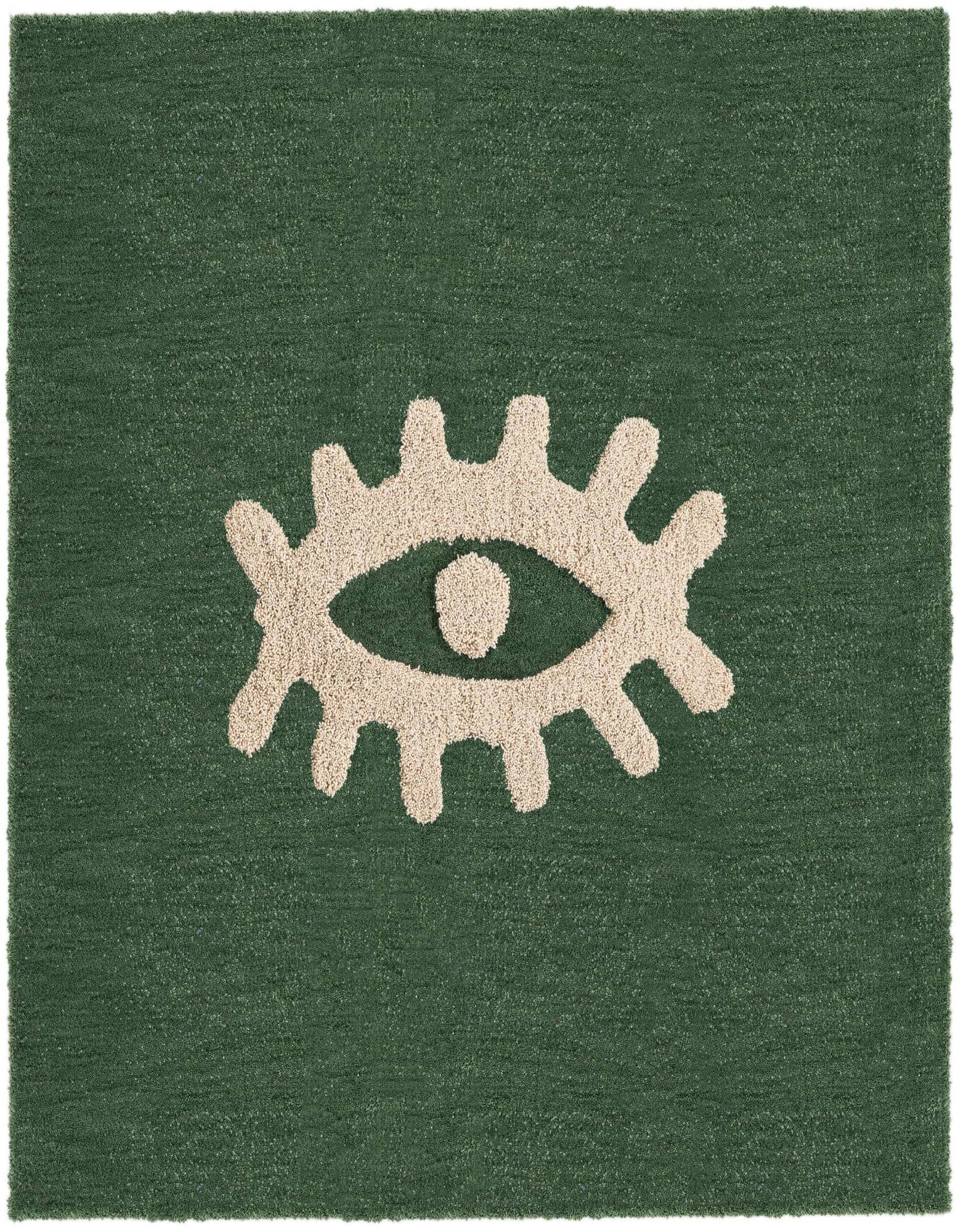 3' 3 x 3' 3 Handtufted Wool Square Rug