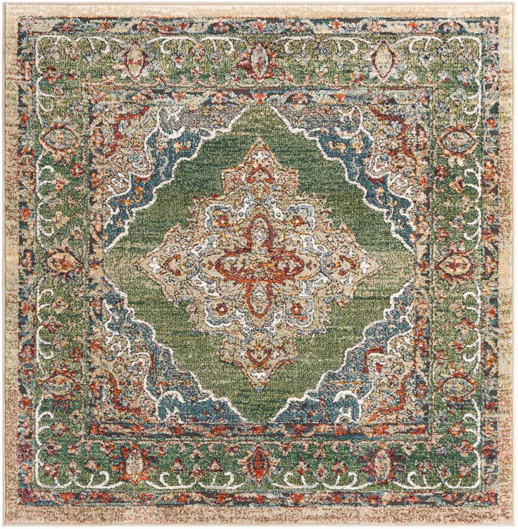 Detail image of 5' x 5' Isabella Square Rug