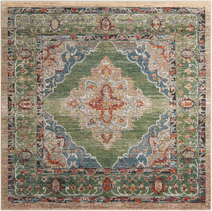 Detail image of 7' 10 x 7' 10 Isabella Square Rug