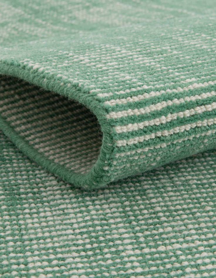 Detail image of 10' x 10' Hand Woven Jill Zarin English Manor Farmhouse Wool Square Rug