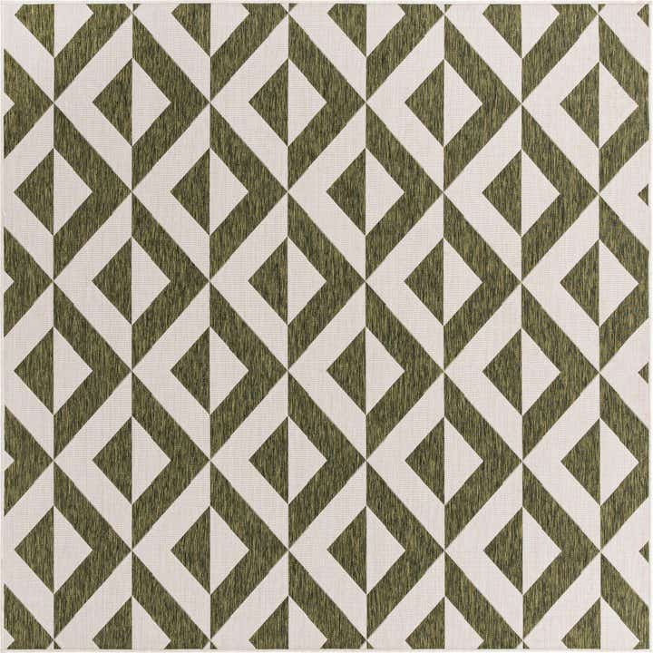 7' 10 x 7' 10 Easy-Clean Jill Zarin Napa Indoor / Outdoor Square Rug