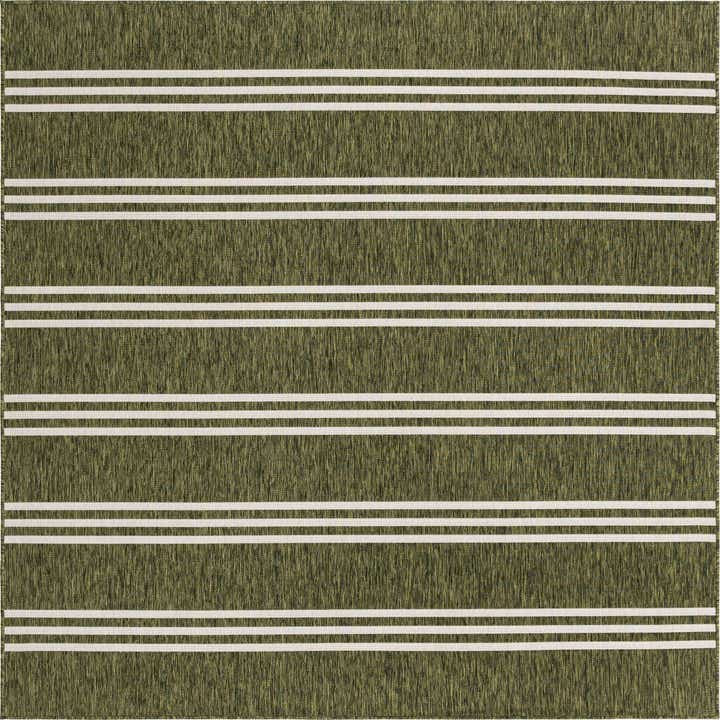 7' 10 x 7' 10 Easy-Clean Jill Zarin Anguilla Indoor / Outdoor Square Rug