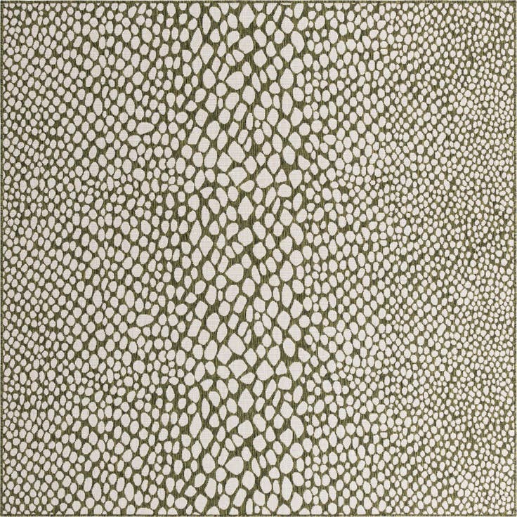 Detail image of 7' 10 x 7' 10 Easy-Clean Jill Zarin Cape Town Indoor / Outdoor Square Rug