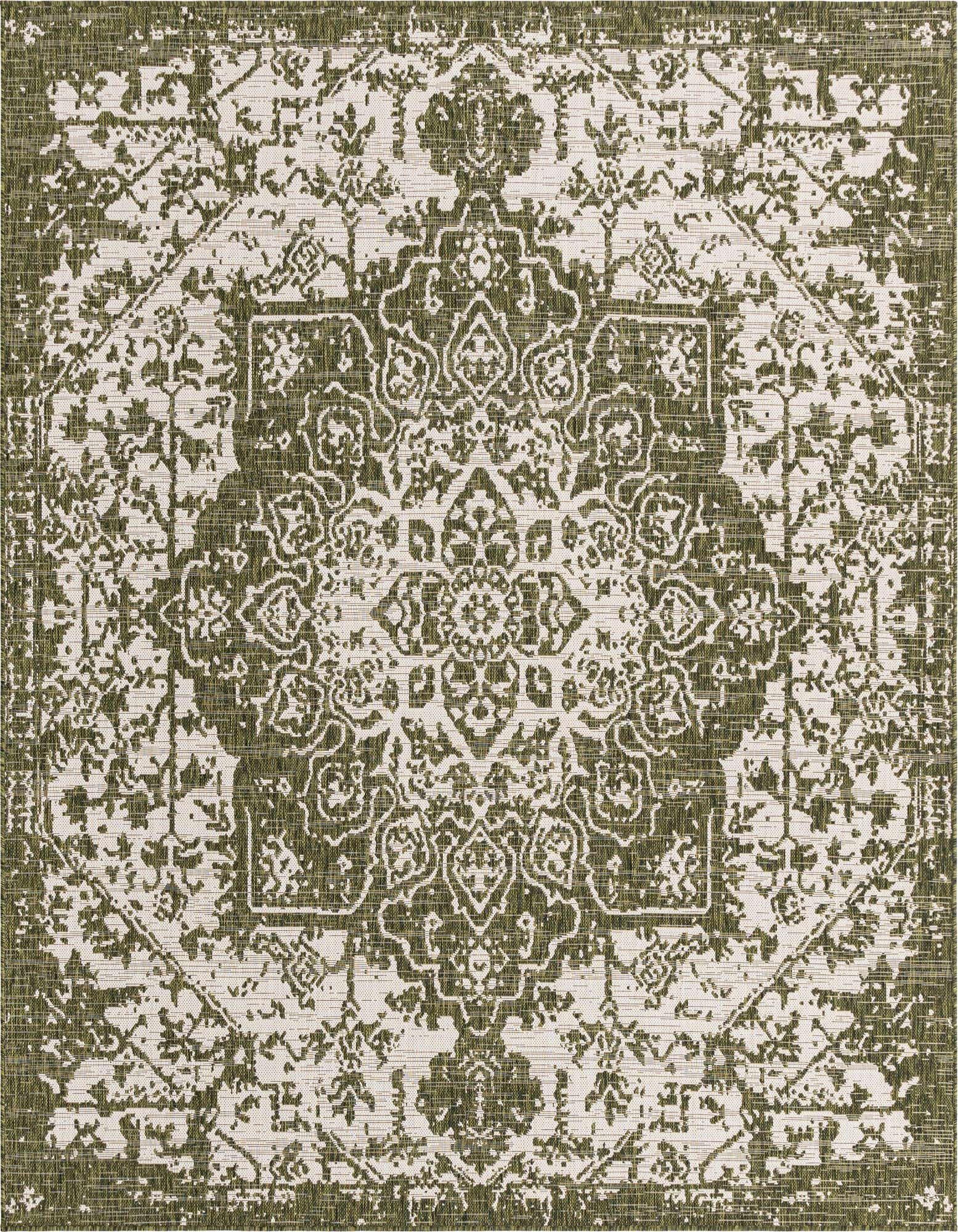 10' 8 x 10' 8 Easy-Clean Jill Zarin Dubai Indoor / Outdoor Square Rug