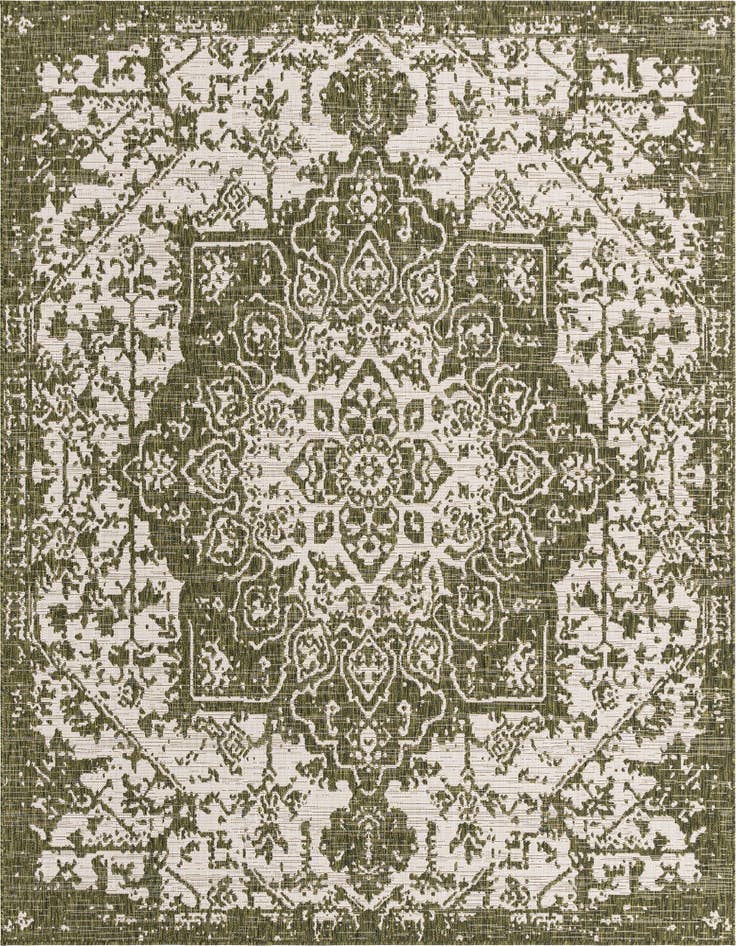 Detail image of 10' 8 x 10' 8 Easy-Clean Jill Zarin Dubai Indoor / Outdoor Square Rug
