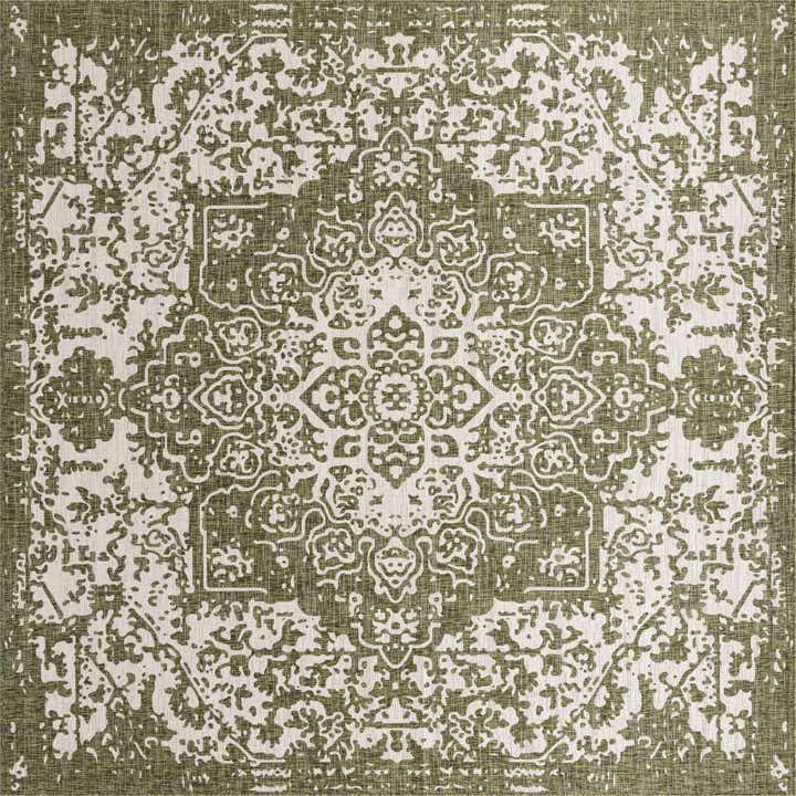 13' x 13' Easy-Clean Jill Zarin Dubai Indoor / Outdoor Square Rug