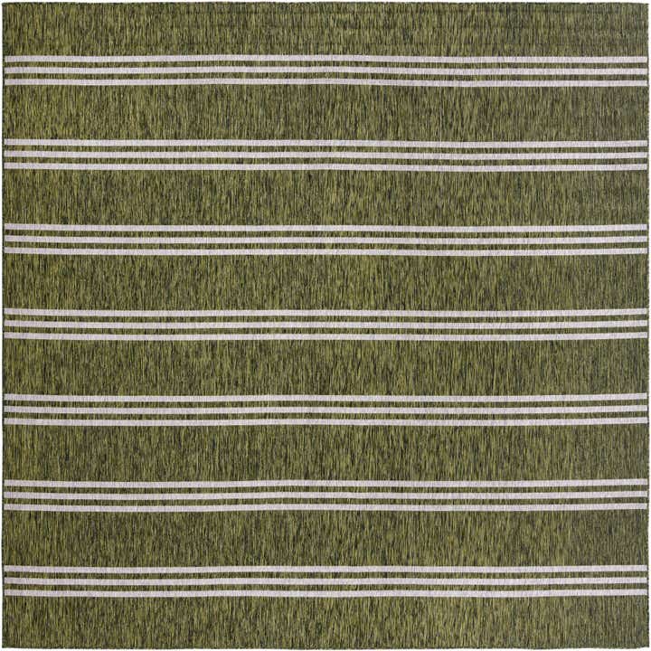 10' 8 x 10' 8 Easy-Clean Jill Zarin Anguilla Indoor / Outdoor Square Rug
