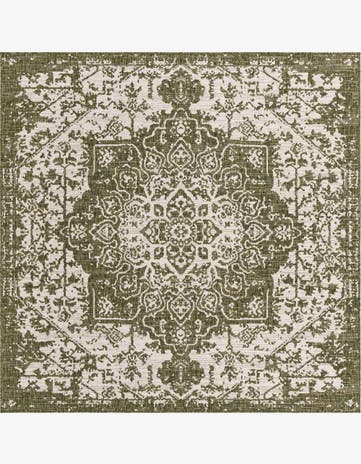 10' 8 x 10' 8 Easy-Clean Jill Zarin Dubai Indoor / Outdoor Square Rug