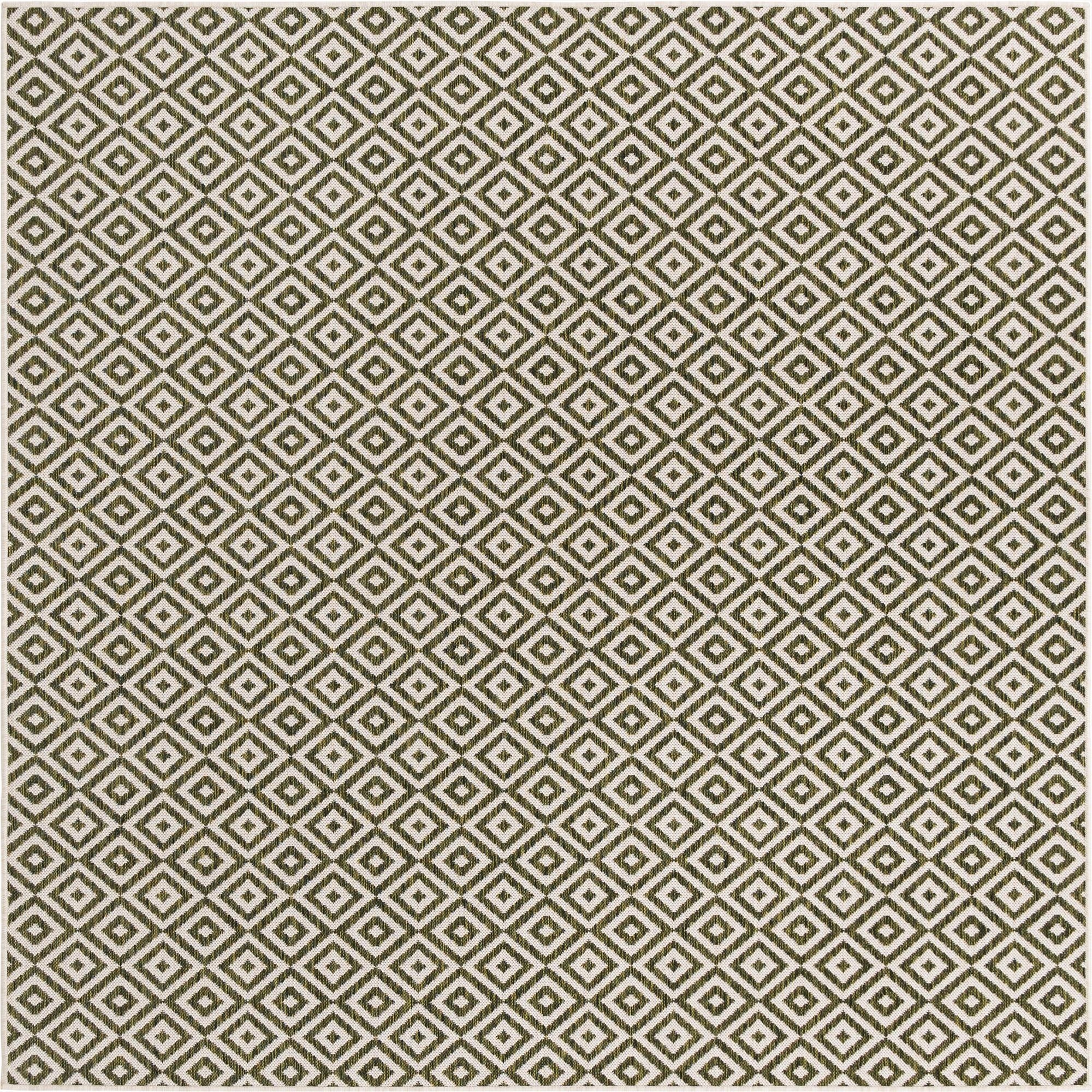 7' 10 x 7' 10  Washable Jill Zarin Costa Rica Indoor / Outdoor Square Rug