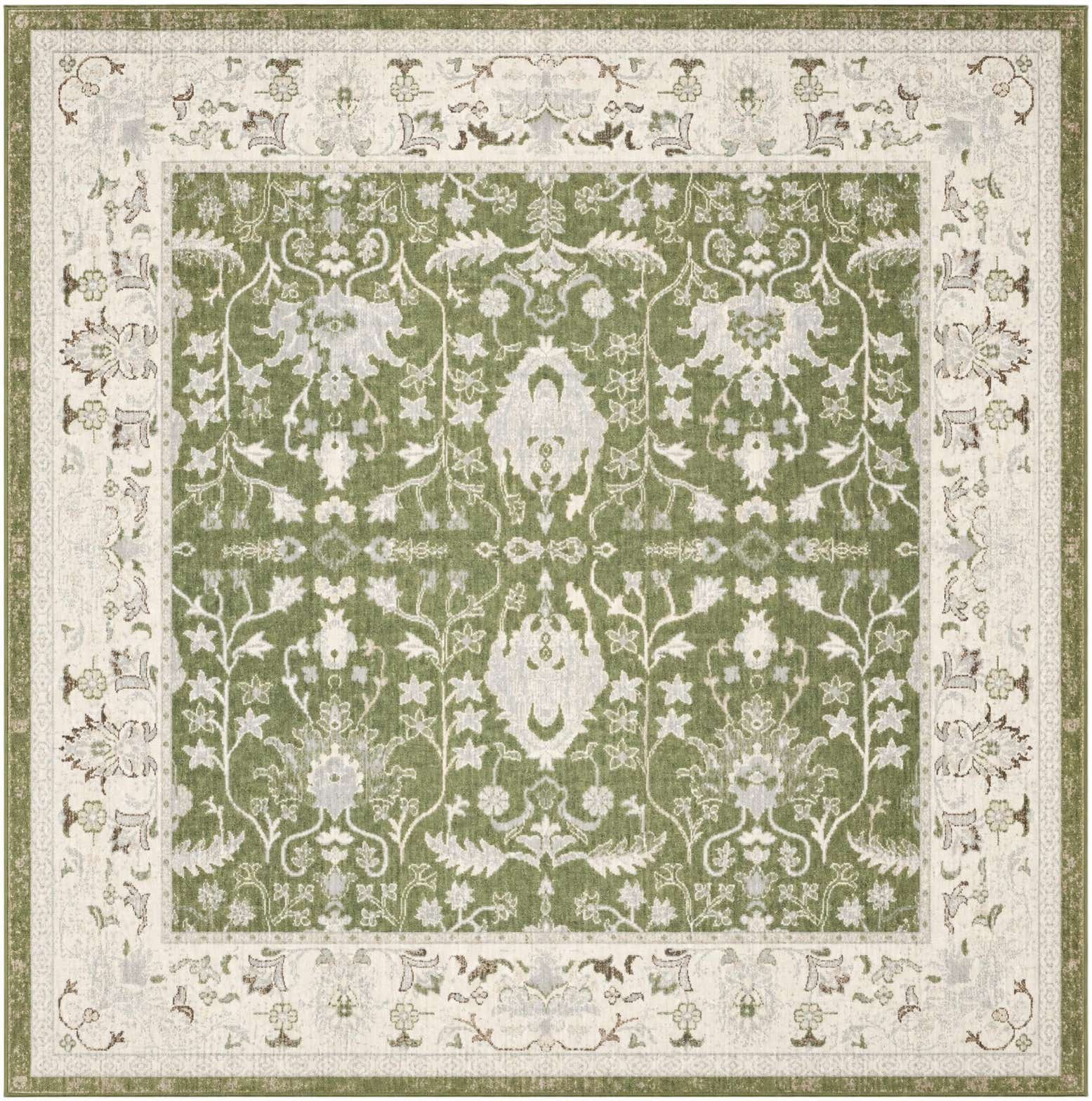 7' 10 x 7' 10 Kamala Washable Square Rug