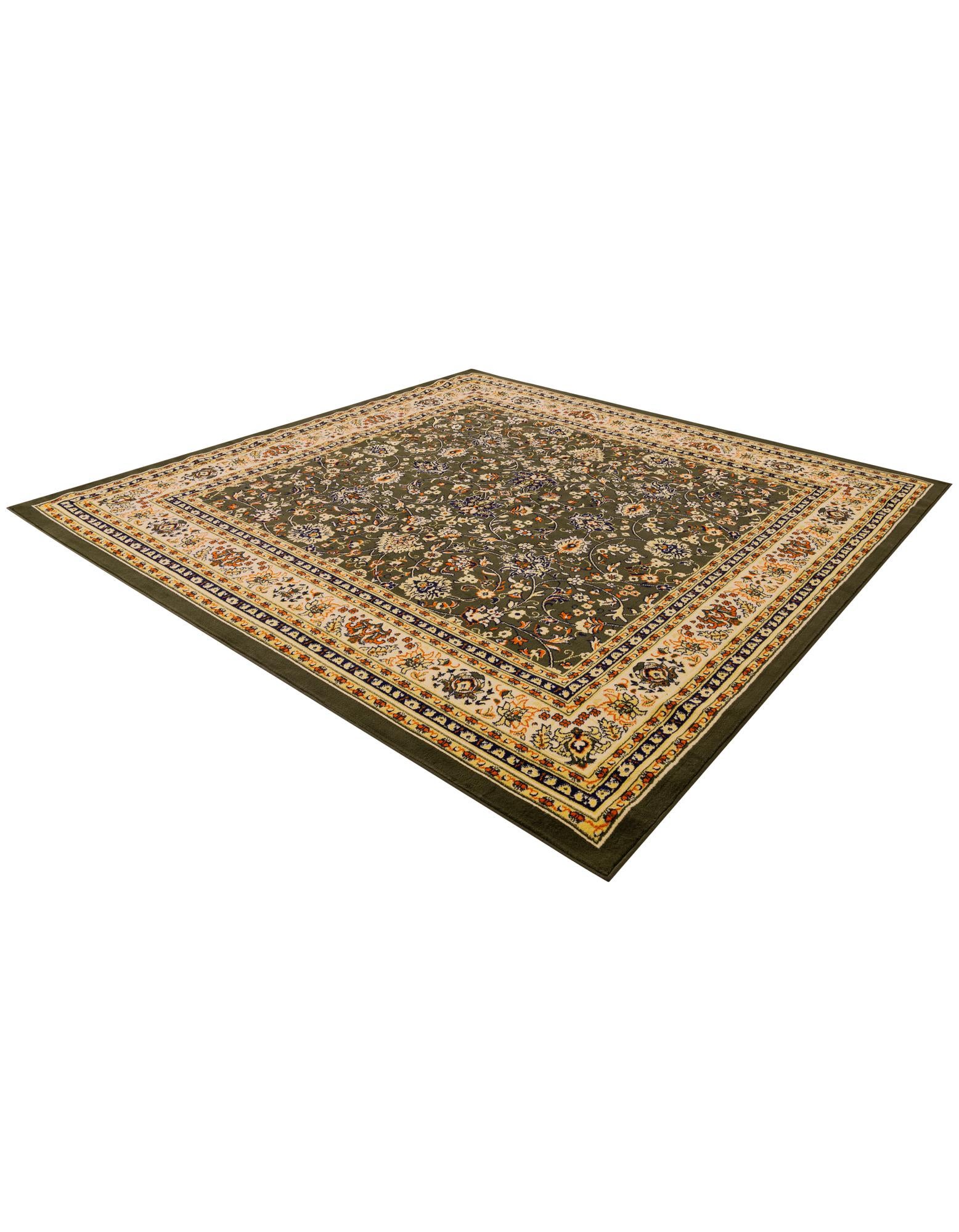 10' x 10' Kashan Design Square Rug