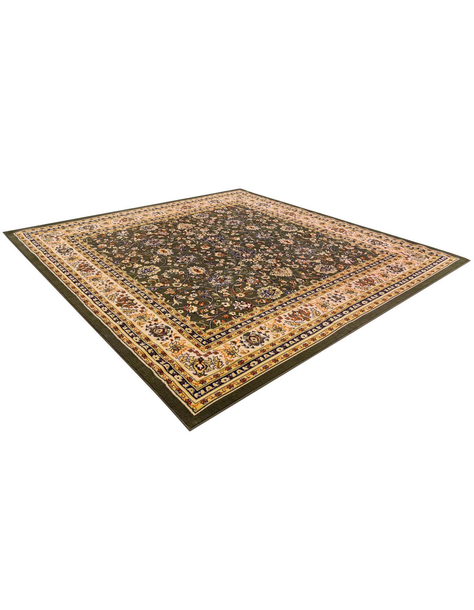 10' x 10' Kashan Design Square Rug