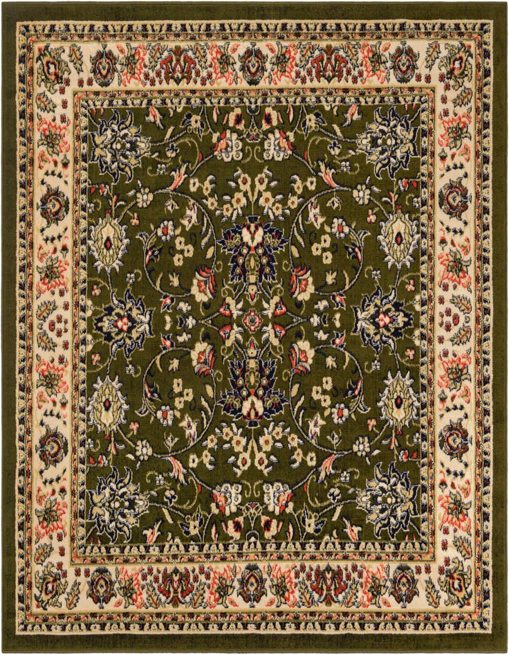 Detail image of 6' x 6' Kashan Design Square Rug