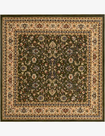 10' x 10' Kashan Design Square Rug