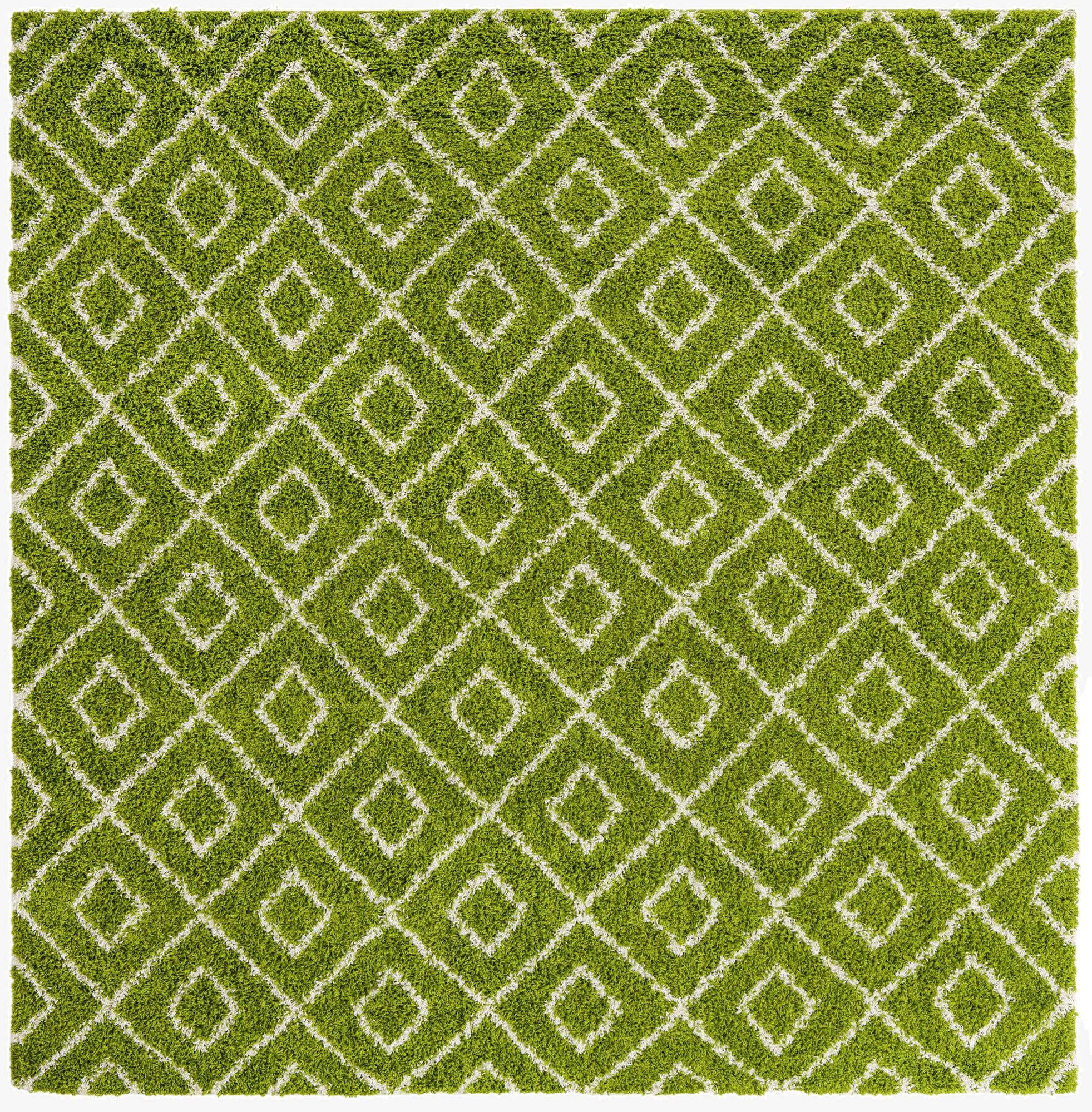 305cm x 305cm Trellis Shag Square Rug