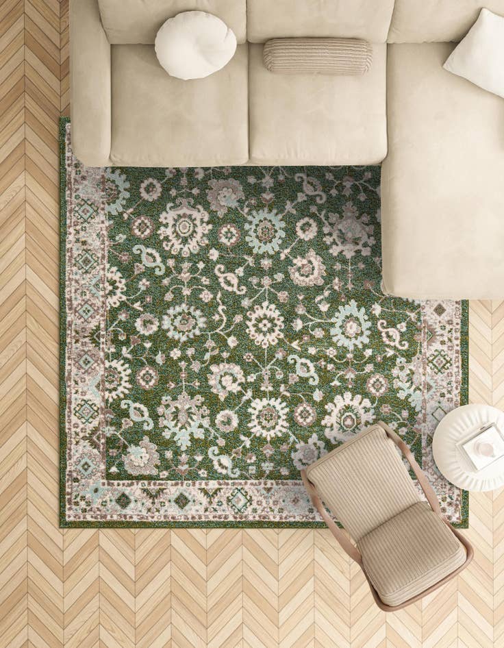 Detail image of 7' 10 x 7' 10 Madeline Square Rug