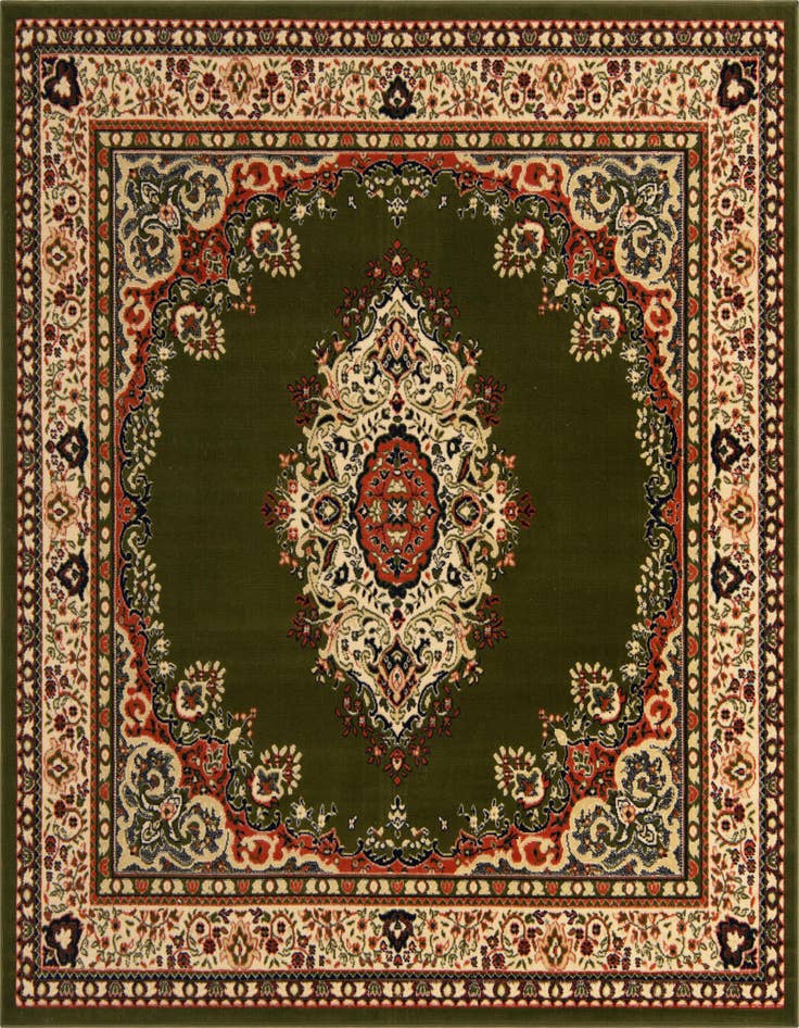 Detail image of 7' 10 x 7' 10 Mashad Design Square Rug