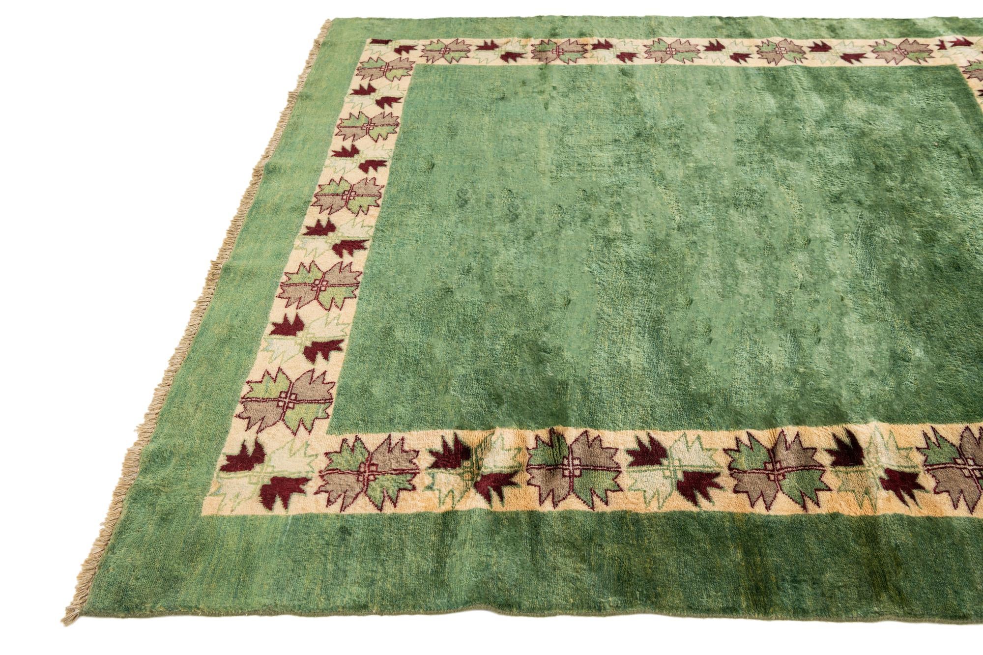 6' x 6' Hand Knotted Modern Ziegler Square Rug
