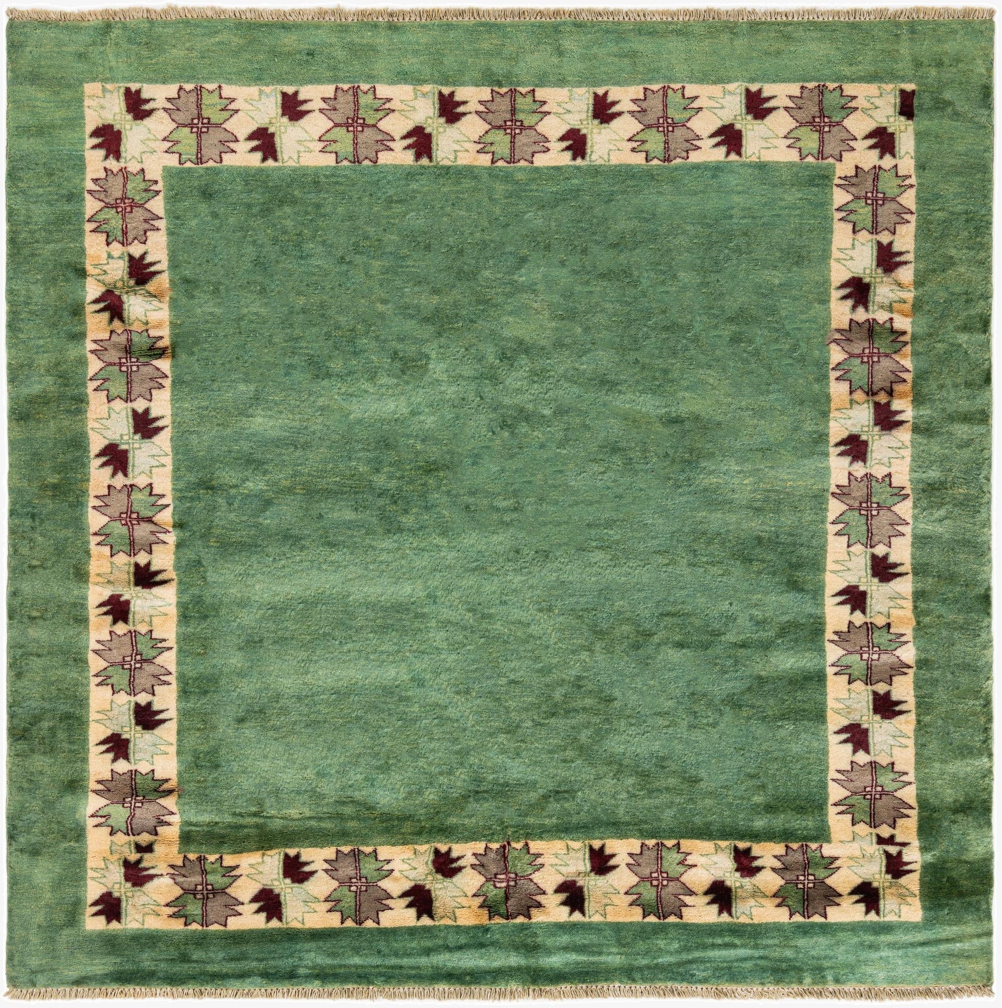 6' x 6'  Hand Knotted Modern Ziegler Square Rug