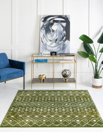 10' x 10' Moroccan Trellis Square Rug