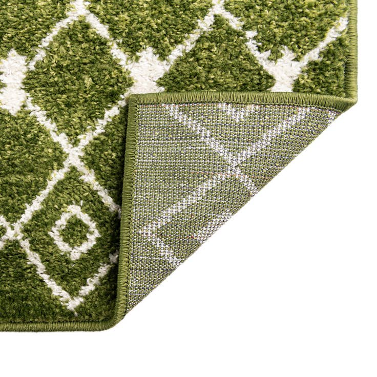 Detail image of 10' x 10' Moroccan Trellis Square Rug