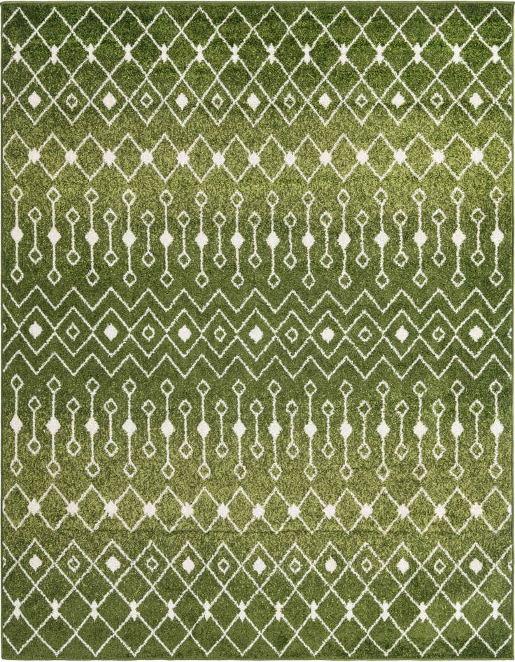 Detail image of 7' 10 x 7' 10 Moroccan Trellis Square Rug