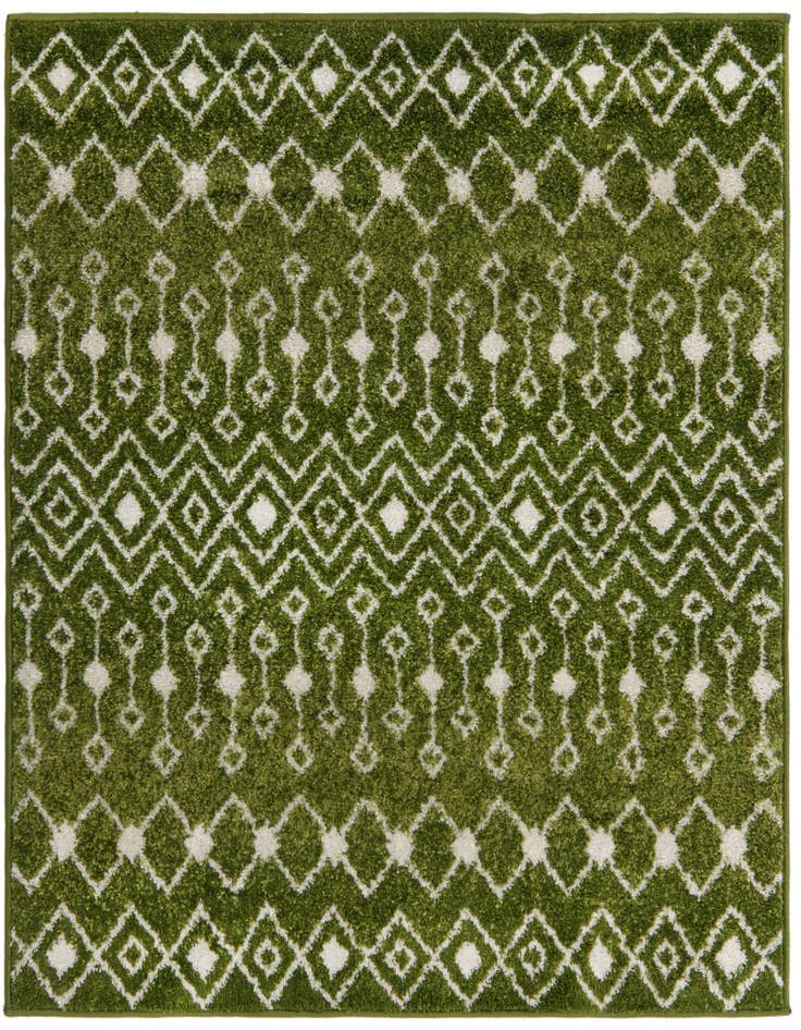 Detail image of 4' x 4' Moroccan Trellis Square Rug