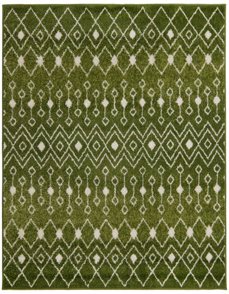 Detail image of 5' 3 x 5' 3 Moroccan Trellis Square Rug