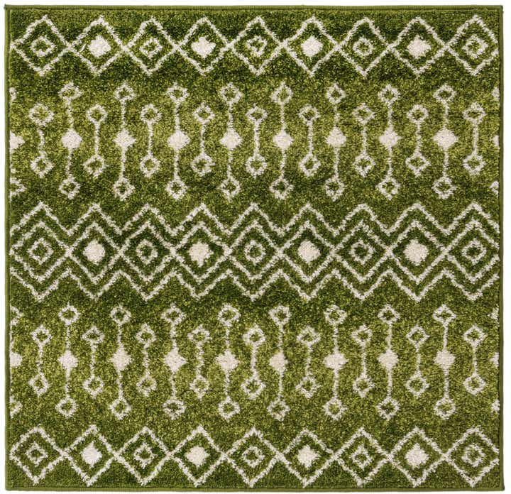 3' x 3' Moroccan Trellis Square Rug