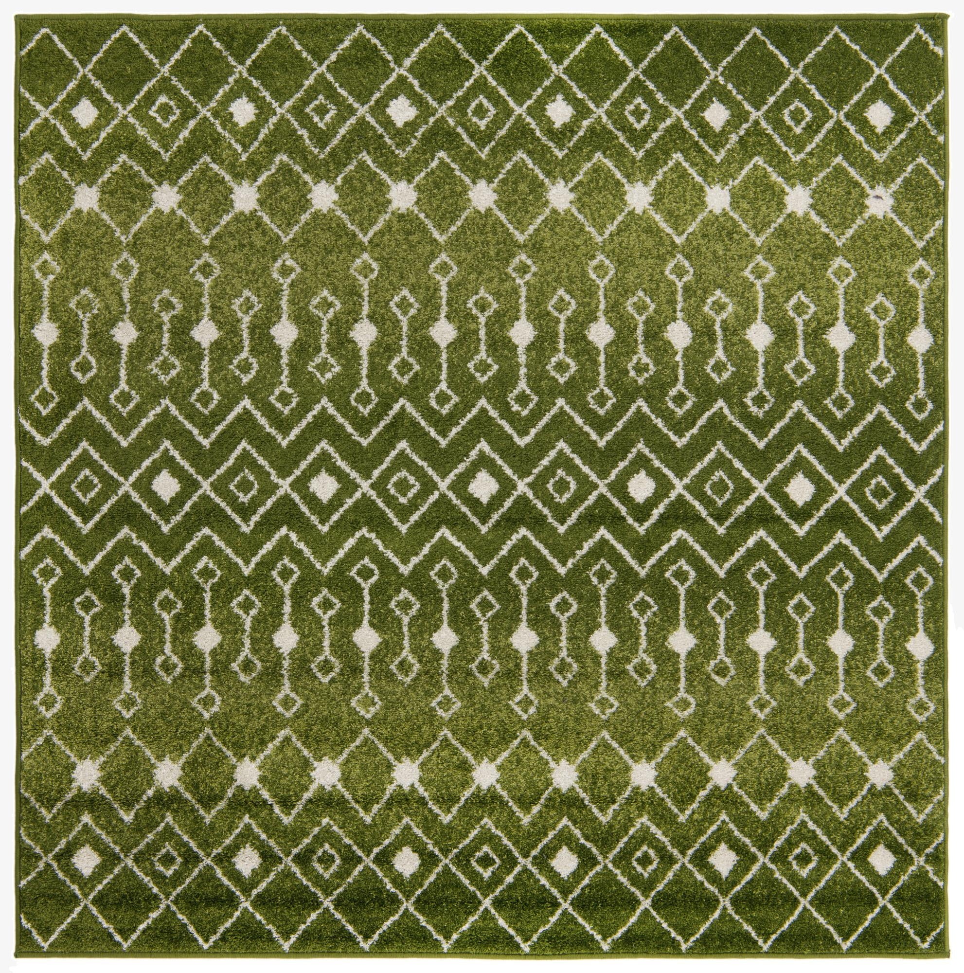 Primary image 6' x 6' Moroccan Trellis Square Rug