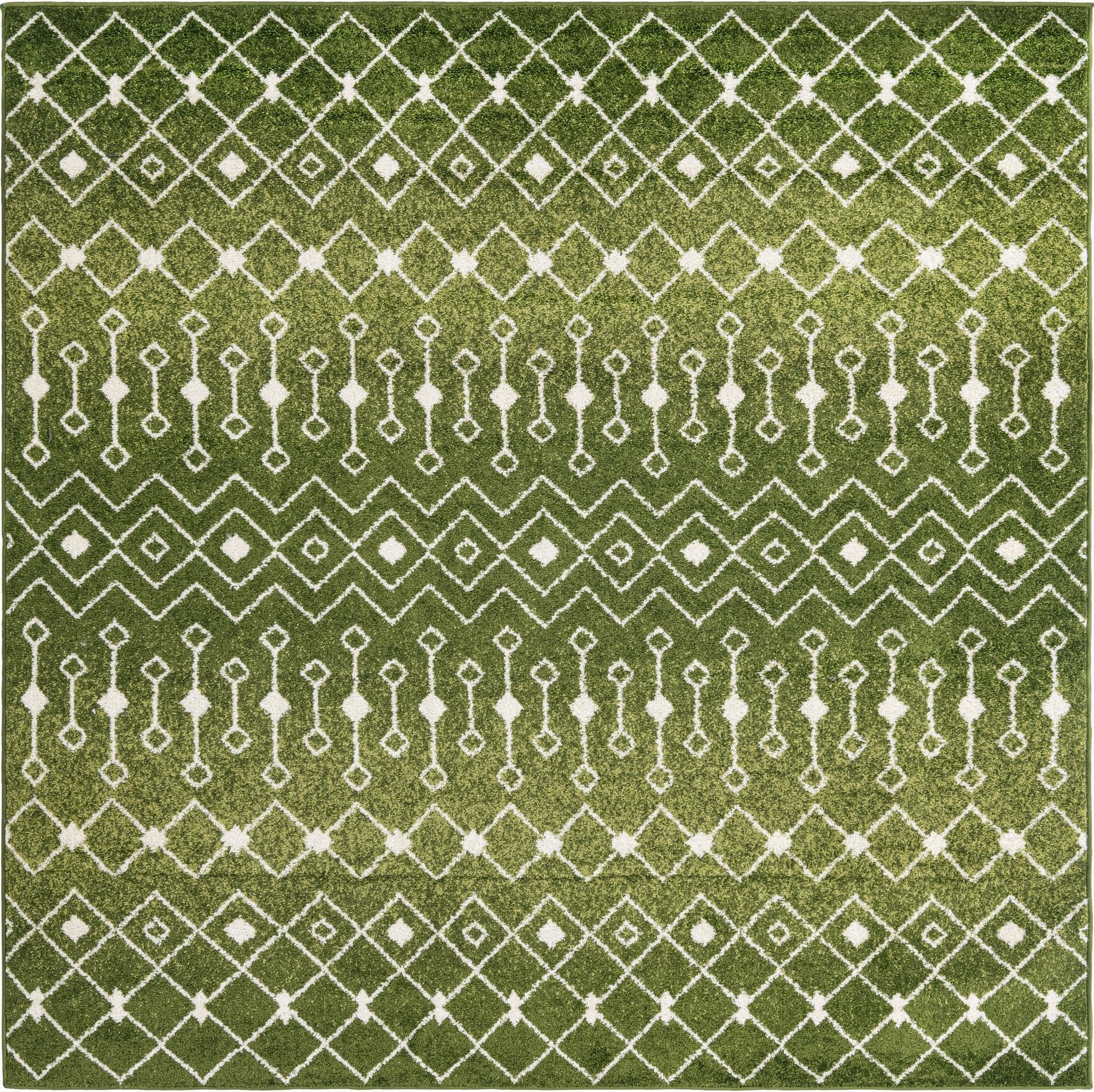 7' 10 x 7' 10 Moroccan Trellis Square Rug