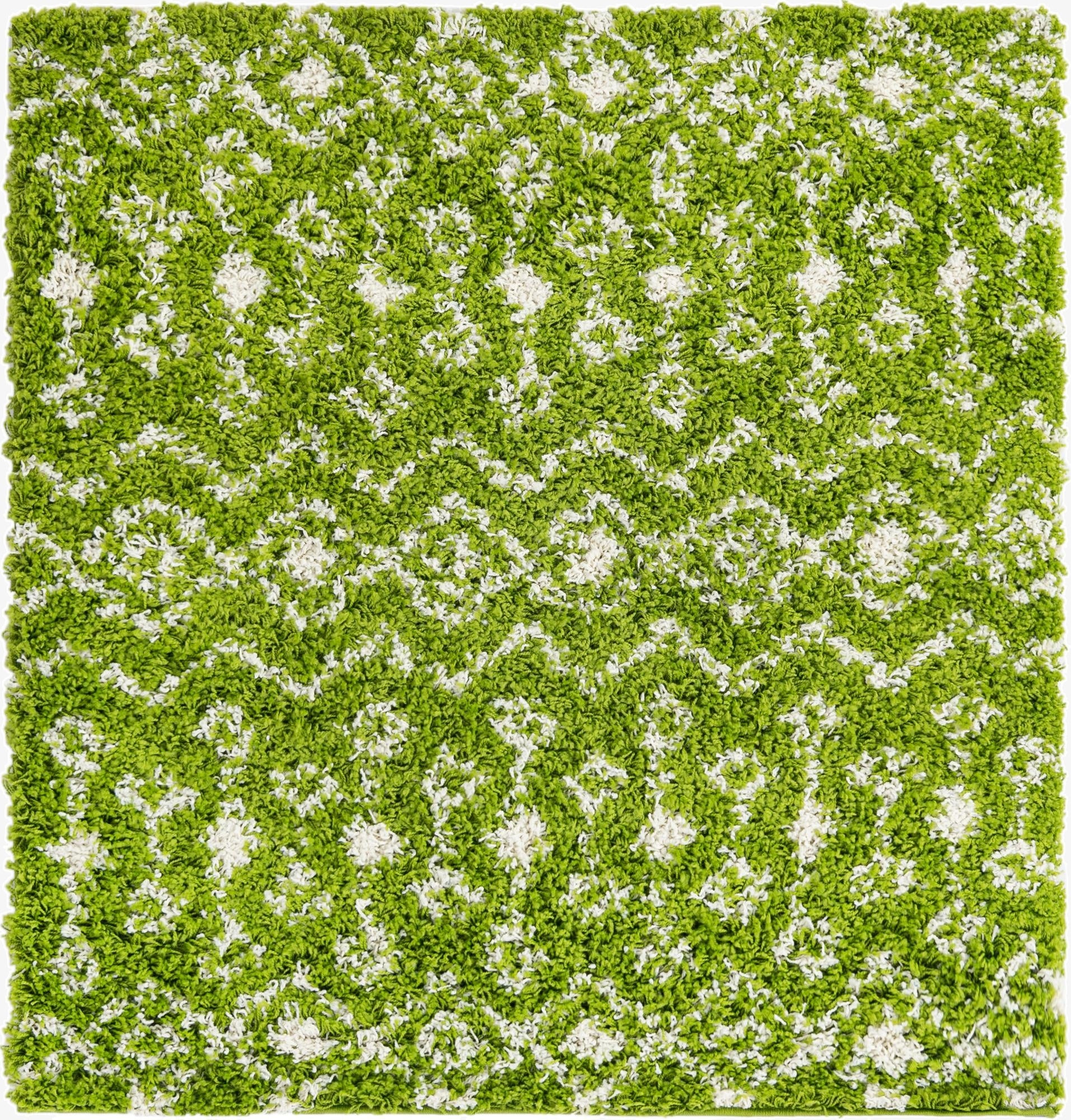 Primary image 4' x 4' Moroccan Trellis Shag Square Rug