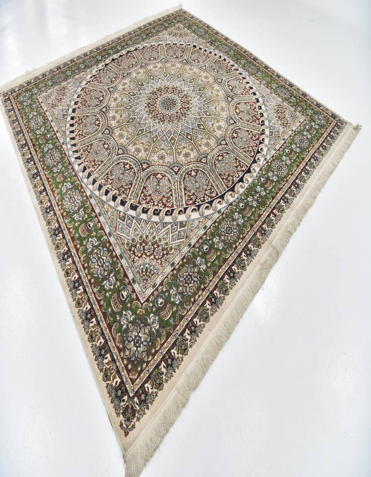 Detail image of 10' x 10' Nain Design Square Rug