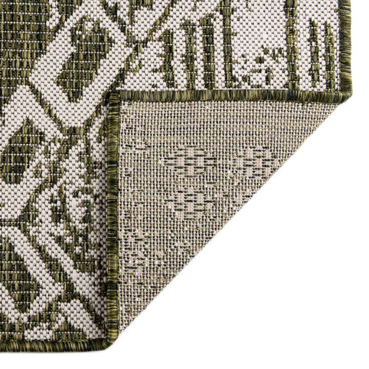 10' 8 x 10' 8 Easy-Clean Bohemian Indoor / Outdoor Square Rug