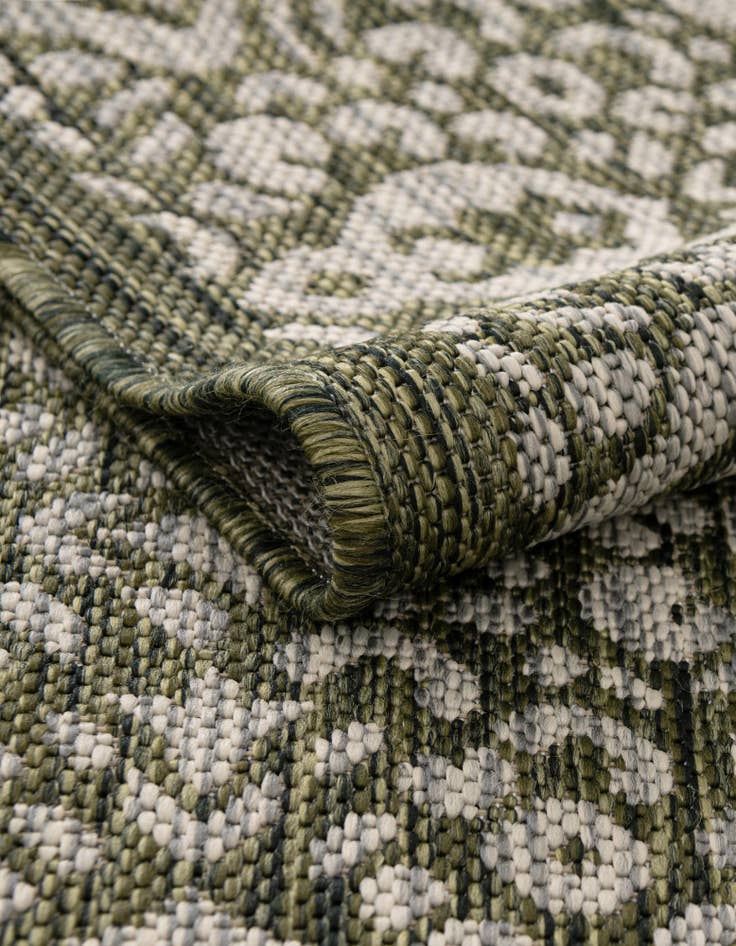 Detail image of 13' x 13' Easy-Clean Border Indoor / Outdoor Square Rug