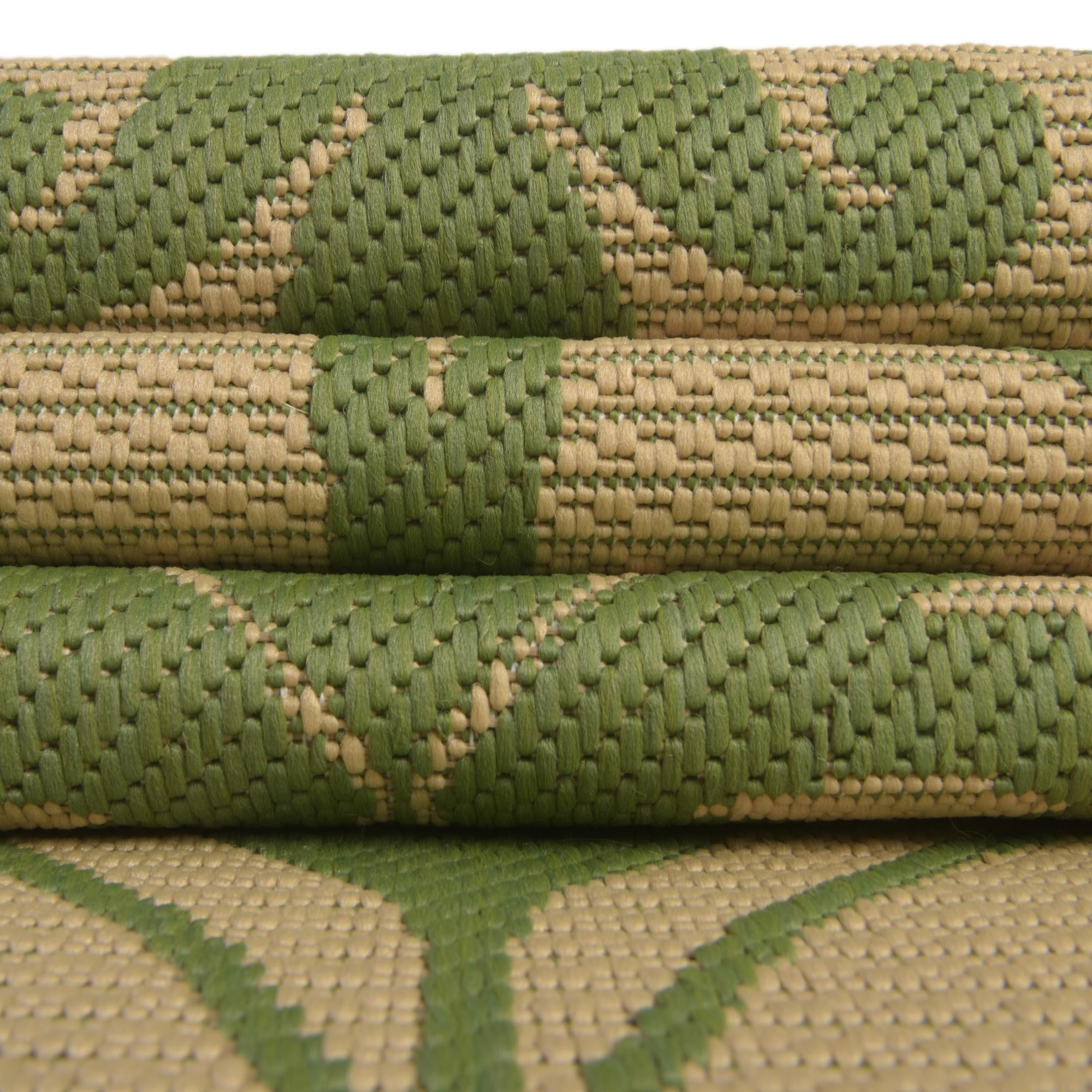 6' x 6' Easy-Clean Botanical Indoor / Outdoor Square Rug