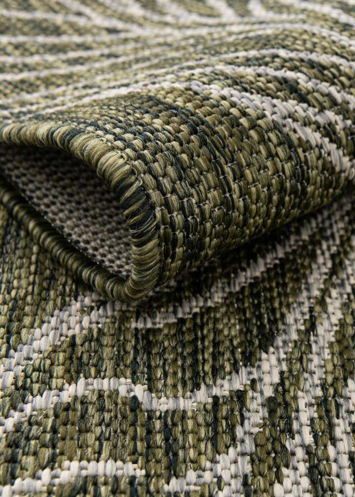 13' x 13' Easy-Clean Botanical Indoor / Outdoor Square Rug