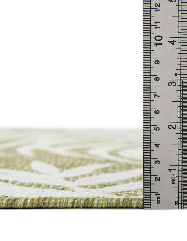 13' x 13' Easy-Clean Botanical Indoor / Outdoor Square Rug