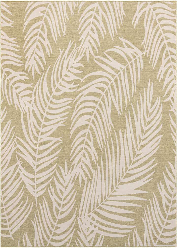 10' 8 x 10' 8 Easy-Clean Botanical Indoor / Outdoor Square Rug