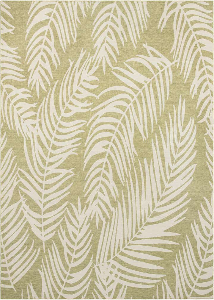 13' x 13' Easy-Clean Botanical Indoor / Outdoor Square Rug