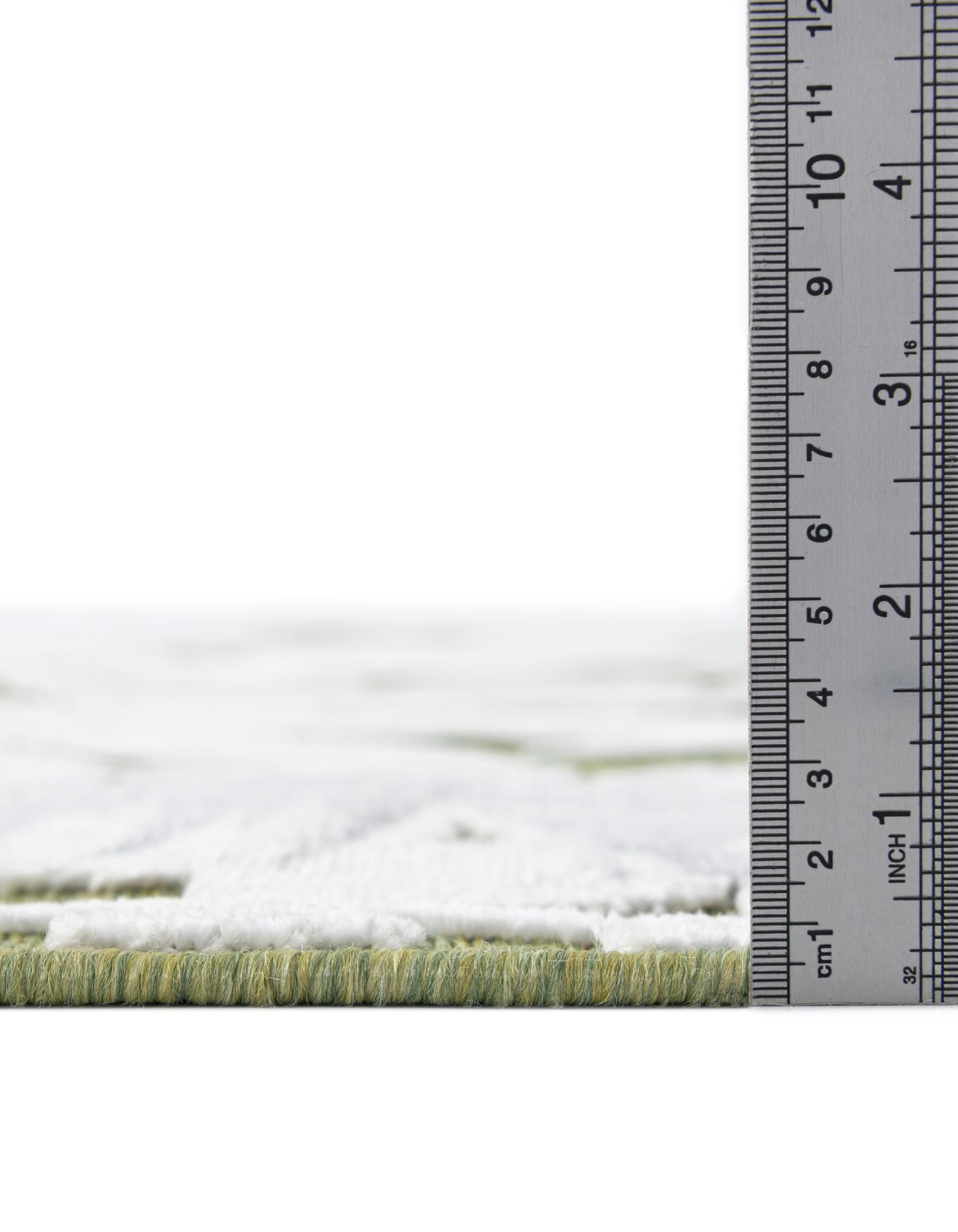 8' 2 x 8' 2 Easy-Clean Botanical Indoor / Outdoor Square Rug
