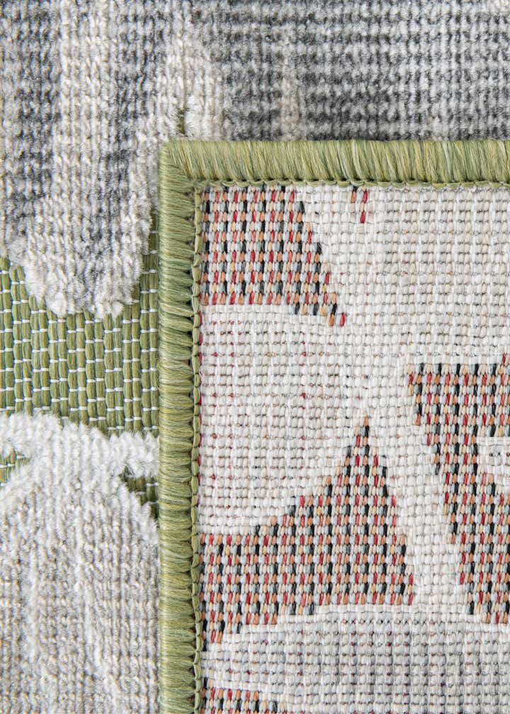 8' 2 x 8' 2 Easy-Clean Botanical Indoor / Outdoor Square Rug